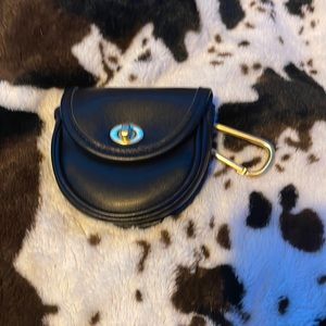 a black change purse